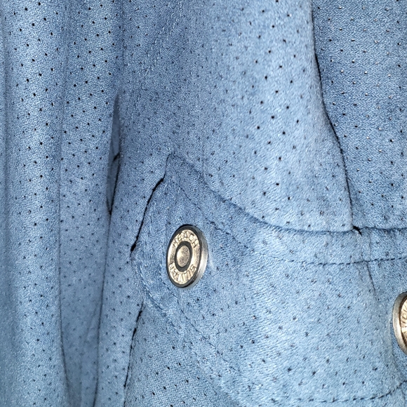 Blue Silvian Heach Bomber Jacket XL - Picture 4 of 4